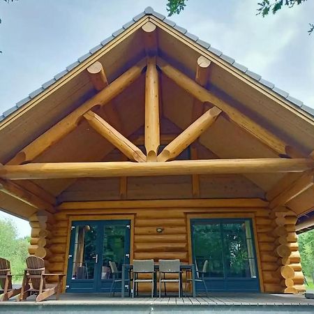 Unieke Houten Villa Met Sauna In Twente - 5P Den Ham Exterior foto