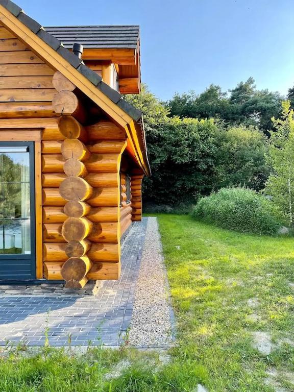 Unieke Houten Villa Met Sauna In Twente - 5P Den Ham Exterior foto
