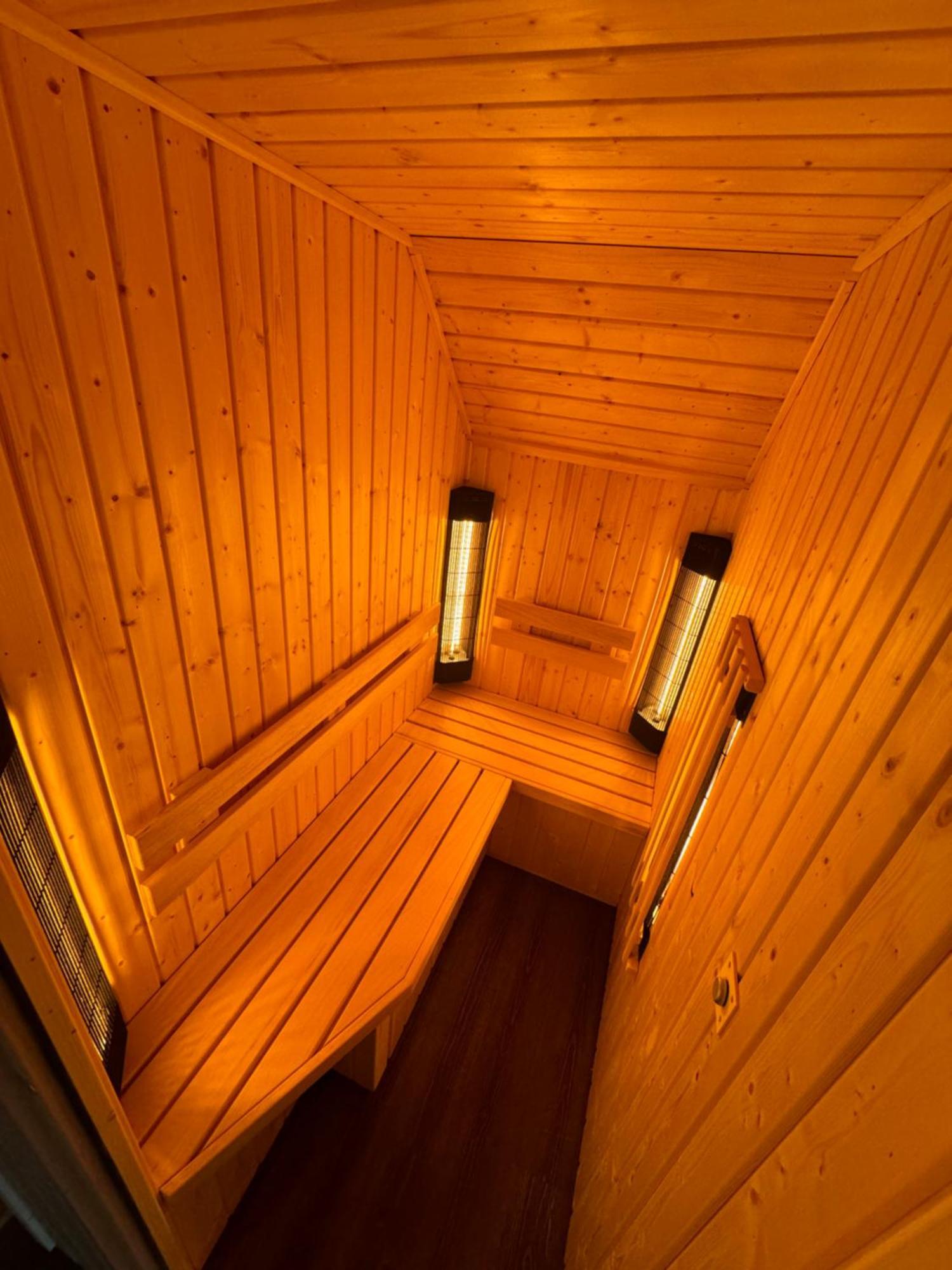 Unieke Houten Villa Met Sauna In Twente - 5P Den Ham Exterior foto